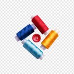 فایل لایه باز چهار رنگ نخ خیاطی