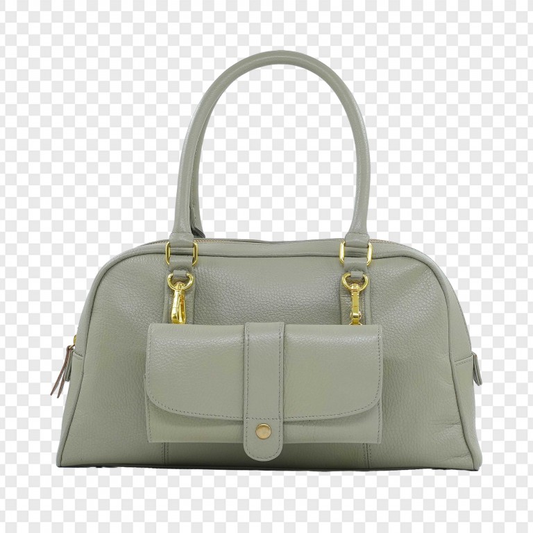 فایل لایه باز کیف چرم طوسی