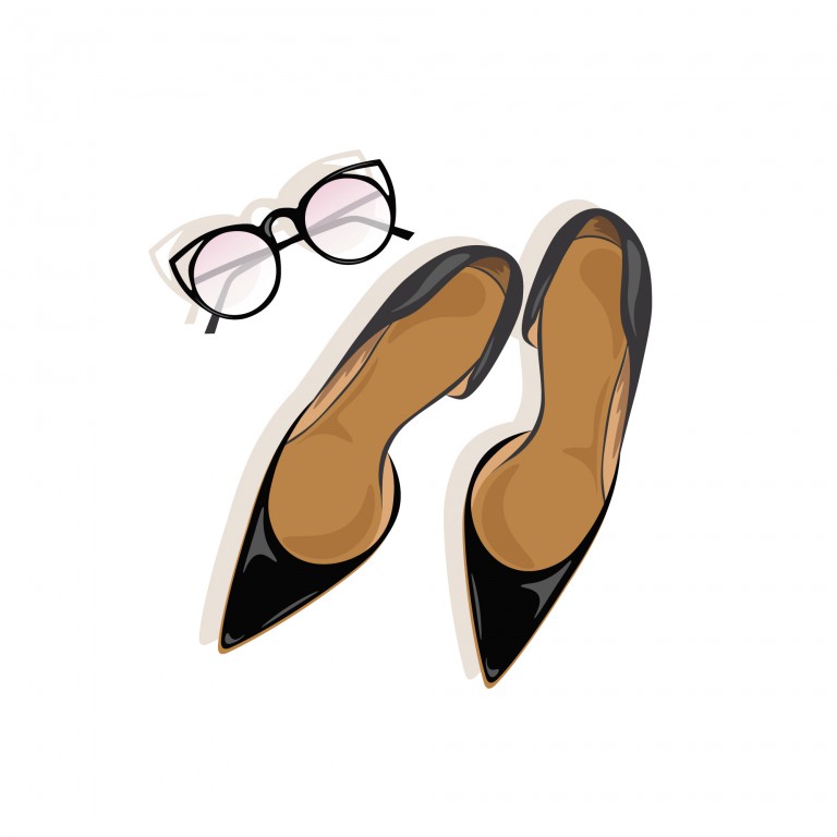 وکتور کفش زنانه