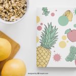 فایل لایه باز موکاپ جلد کتاب طرح دار