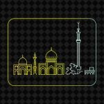 فایل لایه باز تصویر خطی مسجد