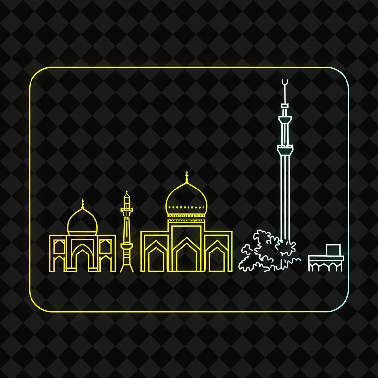 فایل لایه باز تصویر خطی مسجد