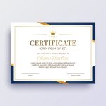 وکتور الگوی سرتیفیکیت مدرن