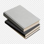 فایل لایه باز تصویر کتاب های روی هم گذاشته شده