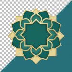 فایل لایه باز نماد سه بعدی ماه رمضان