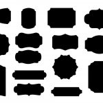 وکتور مجموعه کادرهای متن