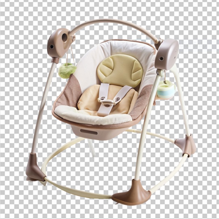 فایل لایه باز تصویر صندلی گهواره ای نوزاد