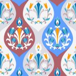 وکتور پترن طرح گل