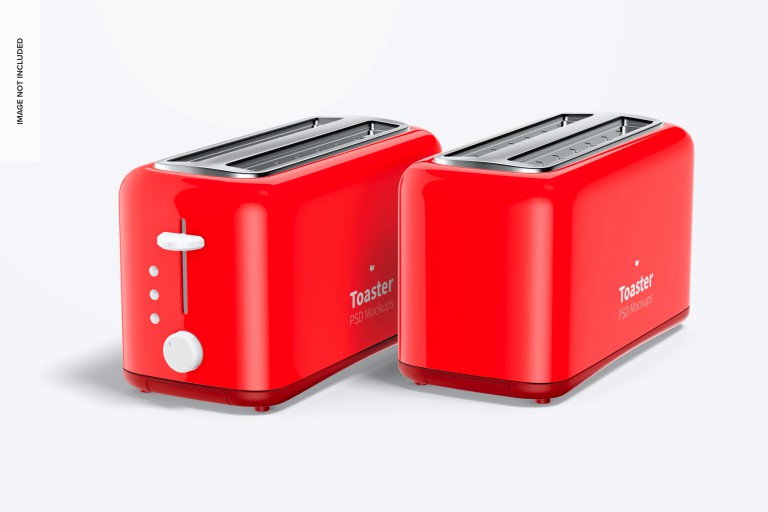 فایل لایه باز موکاپ توستر