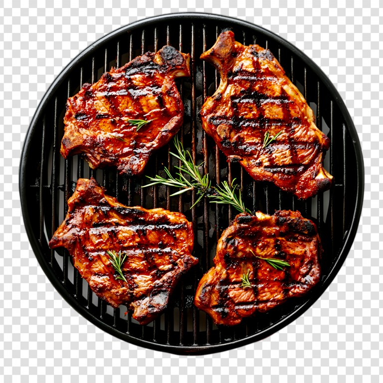 فایل لایه باز استیک گوشت های گریل شده