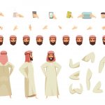 وکتور کاراکتر مرد عرب مناسب برای انیمیشن سازی وکتور کاراکتر مرد عرب مناسب برای انیمیشن سازی