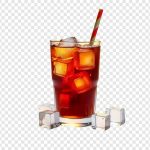 فایل لایه باز نوشیدنی خنک همراه با یخ فراوان