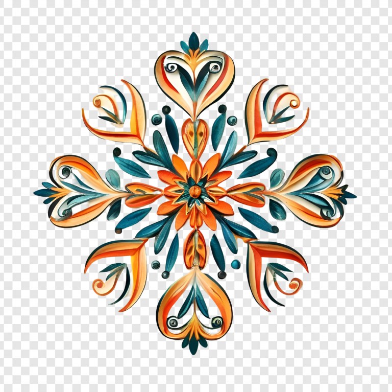 فایل لایه باز الگوی طرح گل