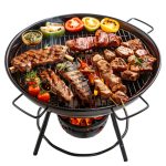 فایل لایه باز تصویر کباب روی استیک پز چدنی فایل لایه باز تصویر کباب روی استیک پز چدنی