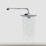 فایل لایه باز دوش حمام خاکستری