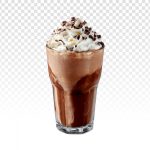 فایل لایه باز میلک شیک نوتلا با خامه