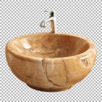 فایل لایه باز روشویی گرد سنگی