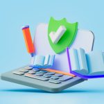 فایل لایه باز تصویر مفهومی آموزش آنلاین با لپ تاپ