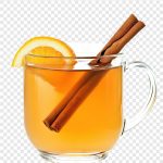 فایل لایه باز نوشیدنی گرم با دارچین و لیمو