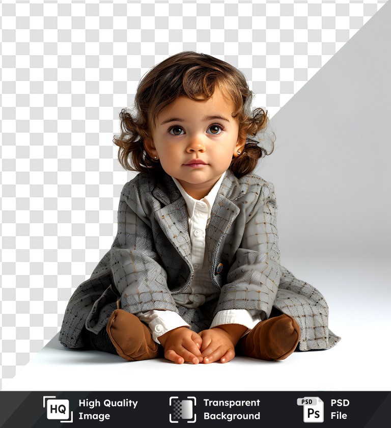 فایل لایه باز تصویر کودک نشسته