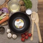 فایل لایه باز موکاپ ماهیتابه از نمای بالا