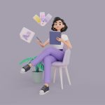 فایل لایه باز تصویر سه بعدی خانم گرافیک فایل لایه باز تصویر سه بعدی خانم گرافیک