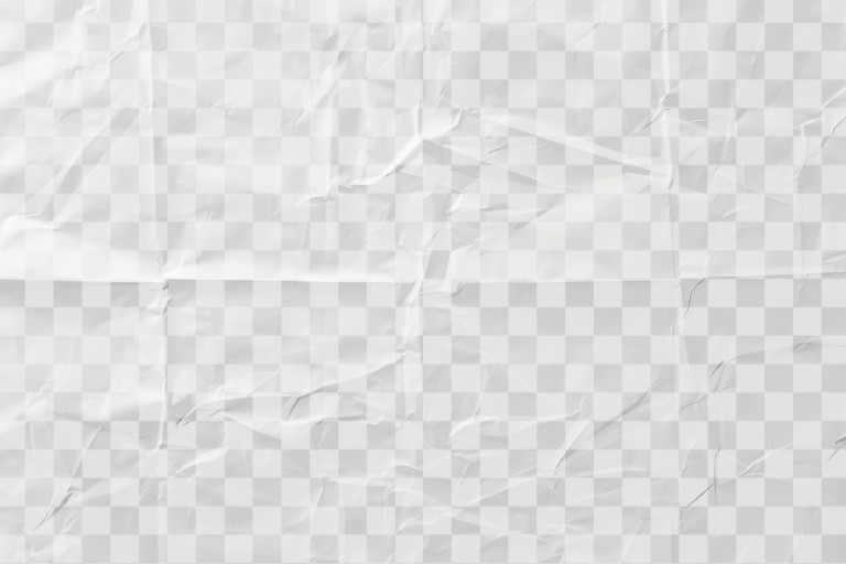 فایل لایه باز بافت کاغذ سفید مچاله شده
