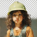 فایل لایه باز کودک کار با موهای فر فایل لایه باز کودک کار با موهای فر