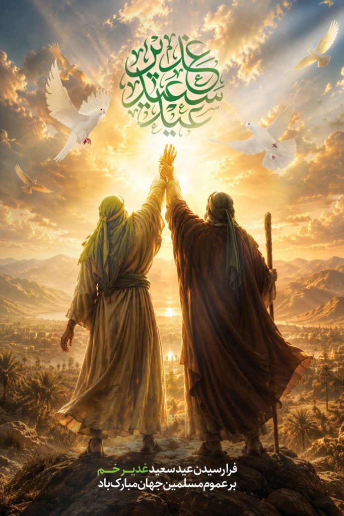 فایل لایه باز بنر عمودی عید غدیر