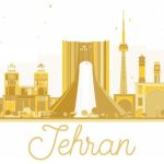 وکتور شهر تهران با نمای طلایی وکتور شهر تهران با نمای طلایی