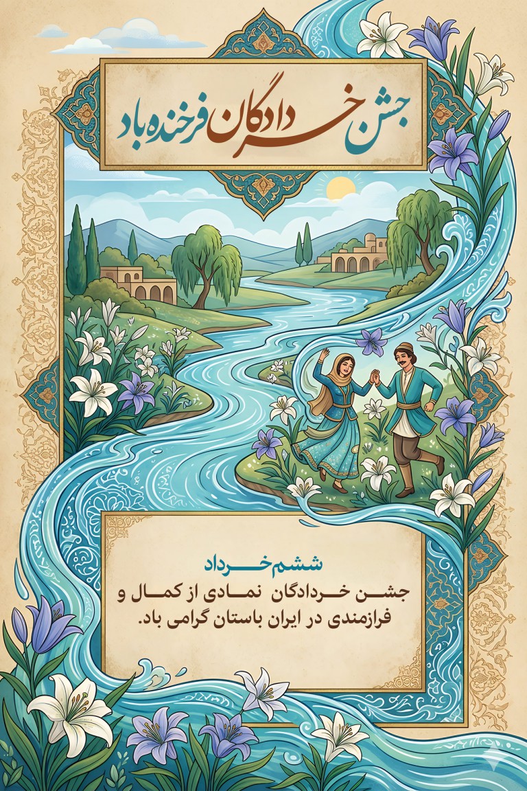 فایل لایه باز بنر جشن خردادگان