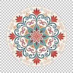 فایل لایه باز پترن طرح گل به سبک ماندالا فایل لایه باز پترن طرح گل به سبک ماندالا