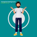 فایل لایه باز شخصیت کارتونی درحال ژست گرفتن طرح سه بعدی فایل لایه باز شخصیت کارتونی درحال ژست گرفتن طرح سه بعدی