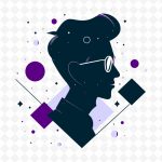 فایل لایه باز تصویر کاراکتر پسر جوان