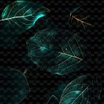 فایل لایه باز تصویر سازی دیجیتال برگ سبز با جلوه نور فایل لایه باز تصویر سازی دیجیتال برگ سبز با جلوه نور