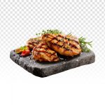 فایل لایه باز استیک سینه مرغ با سبزیجات روی بشقاب سنگی فایل لایه باز استیک سینه مرغ با سبزیجات روی بشقاب سنگی