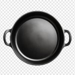 فایل لایه باز ماهیتابه چدنی مشکی با پس زمینه شفاف جدا شده فایل لایه باز ماهیتابه چدنی مشکی با پس زمینه شفاف جدا شده