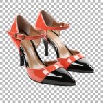 فایل لایه باز کفش پاشنه بلند زنانه رنگ مشکی و قرمز فایل لایه باز کفش پاشنه بلند زنانه رنگ مشکی و قرمز