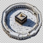 فایل لایه باز خانه کعبه مکه با پس زمینه شفاف جدا شده فایل لایه باز خانه کعبه مکه با پس زمینه شفاف جدا شده