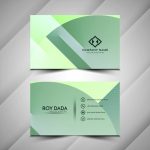 وکتور الگوی کارت ویزیت طرح هندسی سبز وکتور الگوی کارت ویزیت طرح هندسی سبز