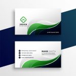 وکتور الگوی طراحی کارت ویزیت سبز انتزاعی وکتور الگوی طراحی کارت ویزیت سبز انتزاعی