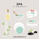وکتور عناصر اسپا و فیشال
