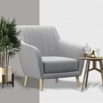 فایل لایه باز مبل تک نفره با میز عسلی فایل لایه باز مبل تک نفره با میز عسلی