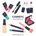 وکتور مجموعه ست آرایشی