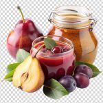فایل لایه باز شیشه ای مربا و عسل با میوه فایل لایه باز شیشه ای مربا و عسل با میوه