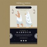 فایل لایه باز قالب پوستر حج طرح تخت فایل لایه باز قالب پوستر حج طرح تخت