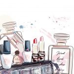 وکتور بطری‌های عطر و لوازم آرایشی