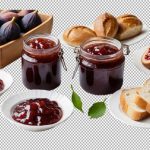 فایل لایه باز شیشه مربای انجیر با نان تست صبحانه فایل لایه باز شیشه مربای انجیر با نان تست صبحانه