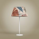 فایل لایه باز موکاپ آباژور با پایه ساده سفید فایل لایه باز موکاپ آباژور با پایه ساده سفید