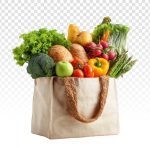 فایل لایه باز میوه جات و سبزیجات در کیسه خرید پارچه ای فایل لایه باز میوه جات و سبزیجات در کیسه خرید پارچه ای